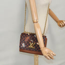 LOUIS VUITTON Catgram Sack Twist MM Shoulder Bag Marron M44408 LV Auth 104424SA-29