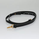 Salvatore Ferragamo Gancini Bag Canvas Leather 2way White Black Auth 104438AV-28