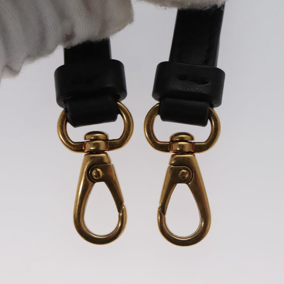 Salvatore Ferragamo Gancini Bag Canvas Leather 2way White Black Auth 104438AV