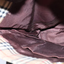 Burberrys Nova Check Tote Bag Canvas Leather Beige Auth 104451-17