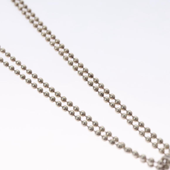 GUCCI Necklace metal Silver tone Auth 104454