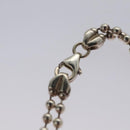 GUCCI Necklace metal Silver tone Auth 104454-8