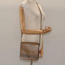 FENDI Zucchino Canvas Shoulder Bag Beige Auth 104456-21