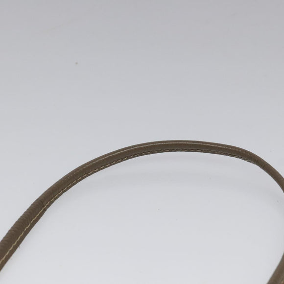 FENDI Zucchino Canvas Shoulder Bag Beige Auth 104456