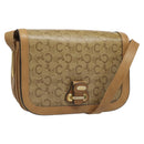 CELINE C Sulky Shoulder Bag PVC Beige Auth 104458-1