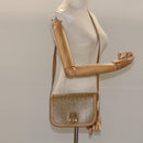 CELINE C Sulky Shoulder Bag PVC Beige Auth 104458-24