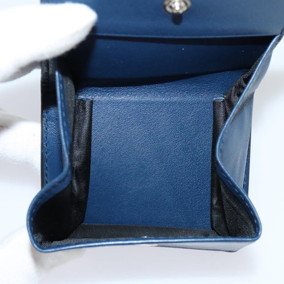 Salvatore Ferragamo Gancini Coin Purse Leather Black Auth 104463V