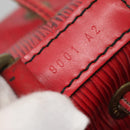 LOUIS VUITTON Epi Petit Noe Shoulder Bag Red M44107 LV Auth 104481-12