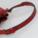 LOUIS VUITTON Epi Petit Noe Shoulder Bag Red M44107 LV Auth 104481-7