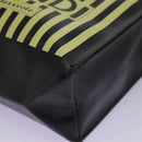 FENDI Mini Hand Bag Leather Black Green Auth 104482V-9