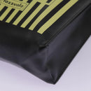 FENDI Mini Hand Bag Leather Black Green Auth 104482V-16