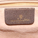 GUCCI GG Supreme Web Sherry Line Shoulder Bag PVC Beige Red Green Auth 104484-15