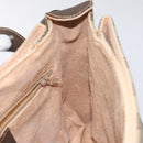 GUCCI GG Supreme Web Sherry Line Shoulder Bag PVC Beige Red Green Auth 104484-17