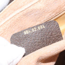 GUCCI GG Supreme Web Sherry Line Shoulder Bag PVC Beige Red Green Auth 104484-22