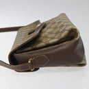 GUCCI GG Supreme Web Sherry Line Shoulder Bag PVC Beige Red Green Auth 104484-5