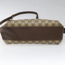 GUCCI GG Supreme Web Sherry Line Shoulder Bag PVC Beige Red Green Auth 104484-9