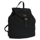 PRADA Backpack Nylon Black Auth 104486-1