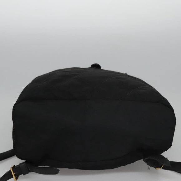 PRADA Backpack Nylon Black Auth 104486