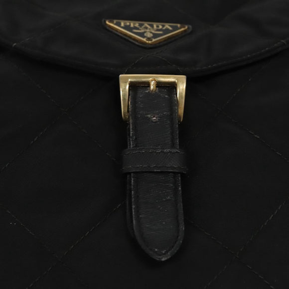 PRADA Backpack Nylon Black Auth 104486