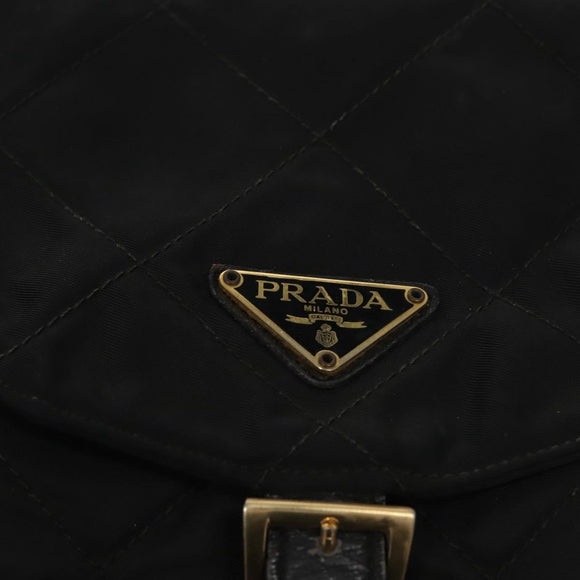 PRADA Backpack Nylon Black Auth 104486