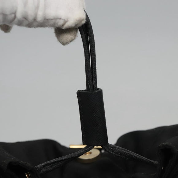 PRADA Backpack Nylon Black Auth 104486