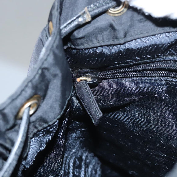 PRADA Backpack Nylon Black Auth 104486