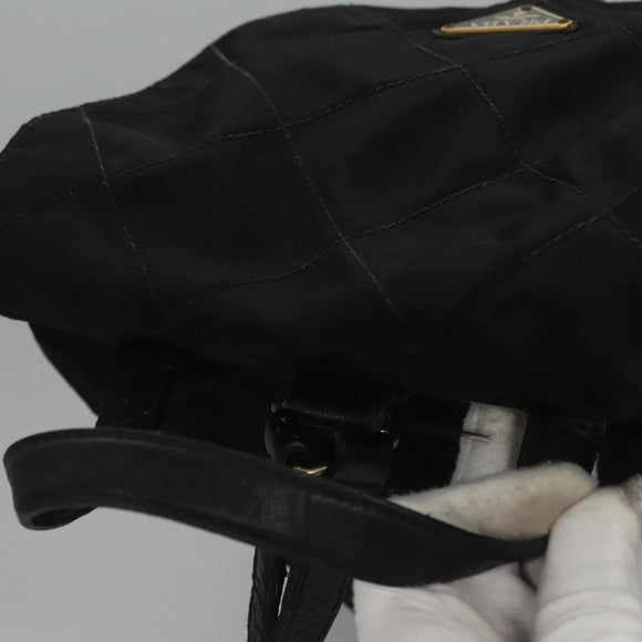 PRADA Backpack Nylon Black Auth 104486