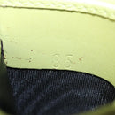 PRADA Wallet Leather Green Gold Auth 104498-12