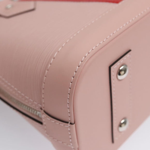 LOUIS VUITTON Epi Alma BB Hand Bag 2way Pink Rose Valerine M51961 Auth 104499S