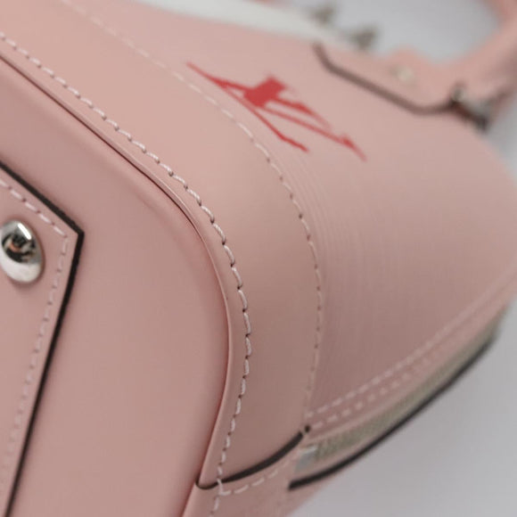 LOUIS VUITTON Epi Alma BB Hand Bag 2way Pink Rose Valerine M51961 Auth 104499S