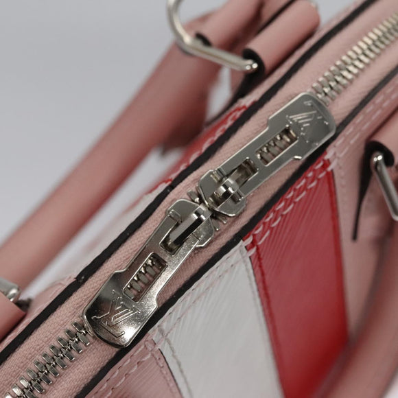 LOUIS VUITTON Epi Alma BB Hand Bag 2way Pink Rose Valerine M51961 Auth 104499S