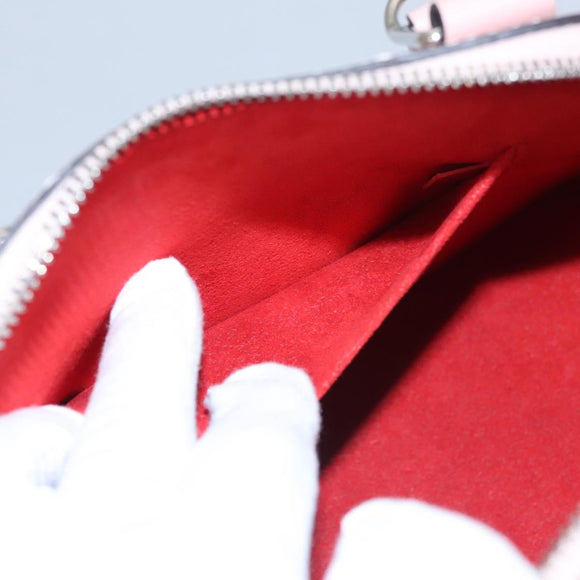 LOUIS VUITTON Epi Alma BB Hand Bag 2way Pink Rose Valerine M51961 Auth 104499S