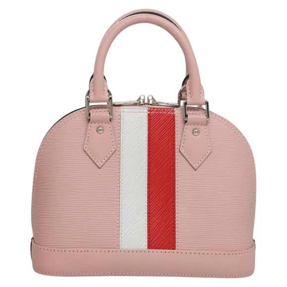 LOUIS VUITTON Epi Alma BB Hand Bag 2way Pink Rose Valerine M51961 Auth 104499S