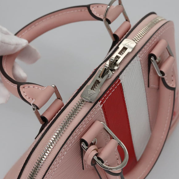 LOUIS VUITTON Epi Alma BB Hand Bag 2way Pink Rose Valerine M51961 Auth 104499S