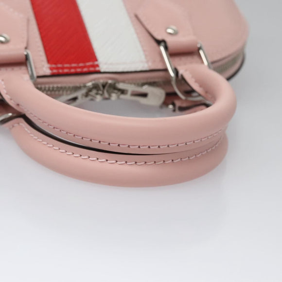 LOUIS VUITTON Epi Alma BB Hand Bag 2way Pink Rose Valerine M51961 Auth 104499S
