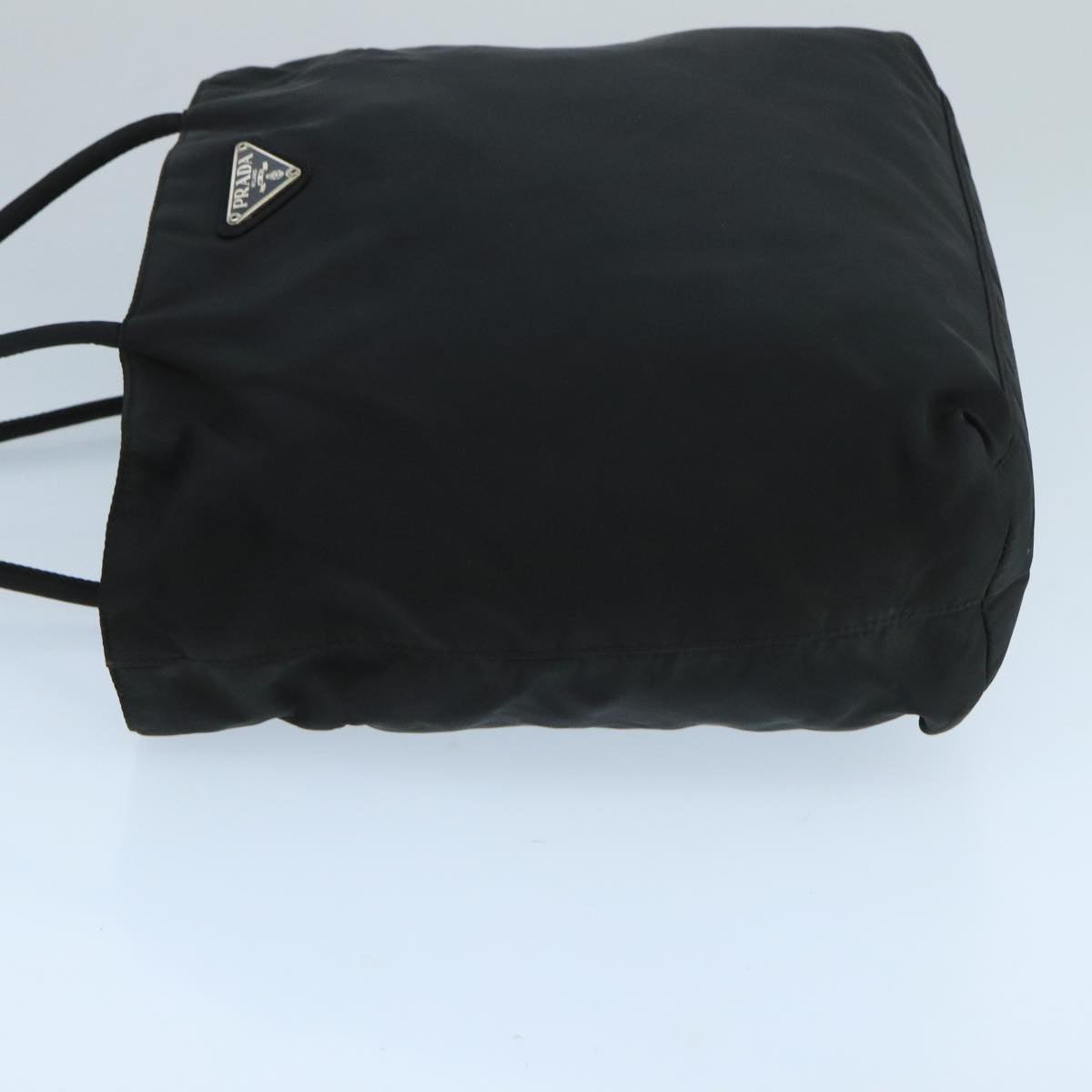 PRADA Tote Bag Nylon Black Auth 104505