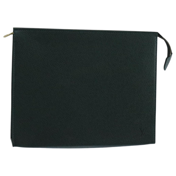 LOUIS VUITTON Taiga Poche Toilette 26 Pouch Epicea LV Auth 104523