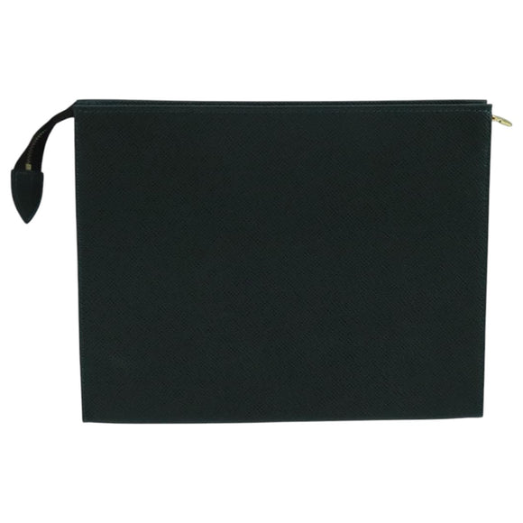 LOUIS VUITTON Taiga Poche Toilette 26 Pouch Epicea LV Auth 104523