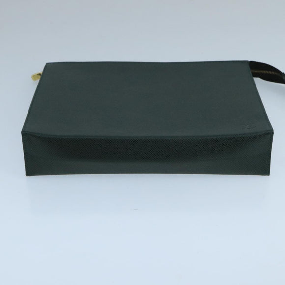 LOUIS VUITTON Taiga Poche Toilette 26 Pouch Epicea LV Auth 104523