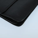 LOUIS VUITTON Epi Bicolor Free Run Shoulder Bag Black Blue M52415 LV Auth 104568-15