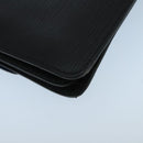 LOUIS VUITTON Epi Bicolor Free Run Shoulder Bag Black Blue M52415 LV Auth 104568-16