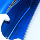 LOUIS VUITTON Epi Bicolor Free Run Shoulder Bag Black Blue M52415 LV Auth 104568-22