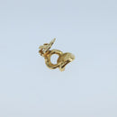 Christian Dior Earring metal Gold Tone Auth 104569-4