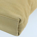 CHANEL COCO Mark Tote Bag Canvas Beige CC Auth 104584-15