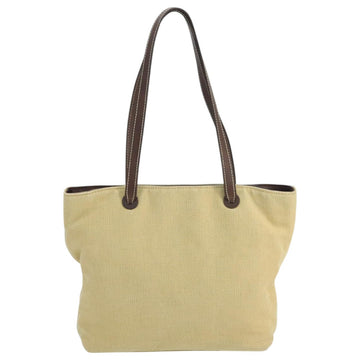 CHANEL COCO Mark Tote Bag Canvas Beige CC Auth 104584 - 0