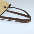 CHANEL COCO Mark Tote Bag Canvas Beige CC Auth 104584-7