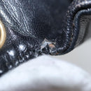 CHANEL Mini Mini Matelasse Chain Waist bag Lamb Skin Black Gold CC Auth 104616-28