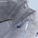 HERMES Fourre Tout PM Tote Bag Canvas Gray Black Auth 104620-17