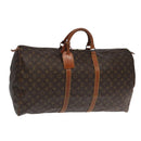 LOUIS VUITTON Monogram Keepall 60 Boston Bag M41422 LV Auth 104630-1