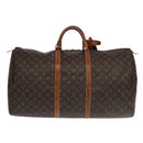 LOUIS VUITTON Monogram Keepall 60 Boston Bag M41422 LV Auth 104630-2